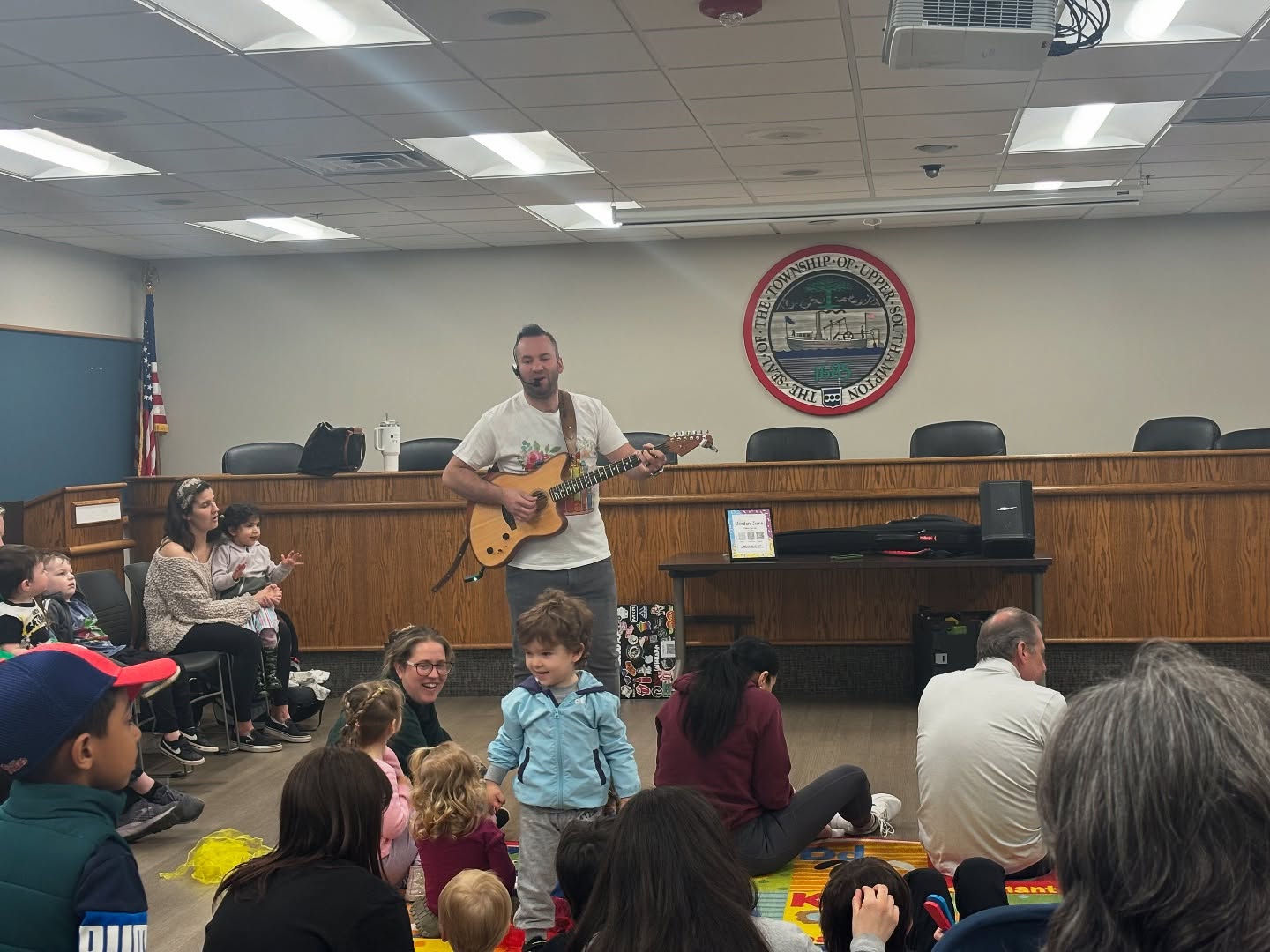 Jordan with musical instruments